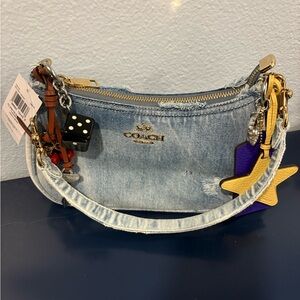 Coach Teri Denim Blue Women's Bag